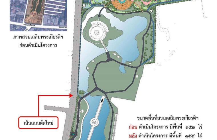 เชิญชวนร่วมแสดงความคิดเห็นสร้างถนนผ่านสวนเฉลิมพระเกียรติฯ