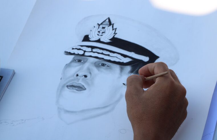 นักโทษซาบซึ้งในพระมหากรุณาธิคุณฝึกวาดภาพเหมือนในหลวง ร.10