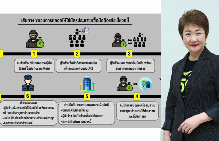 เอไอเอส เตือนภัย อาชญากรหลอกให้ซื้อมือถือแล้วนำไปขายต่อ