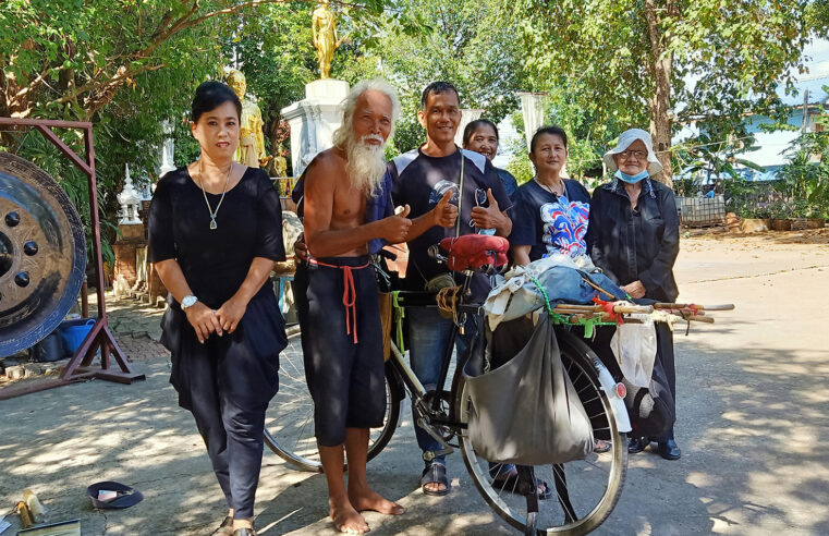 พบนักปั่นทัวร์ริ่งชื่อดัง อ.ชูชาติ  พรหมพันธุ์ ที่พิษณุโลก