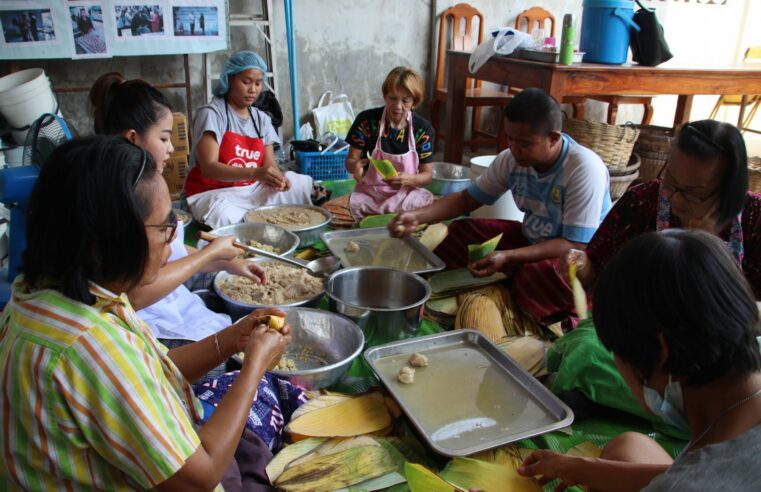 เร่งทำขนมเทียน ขนมเข่ง ส่งขายช่วงตรุษจีน