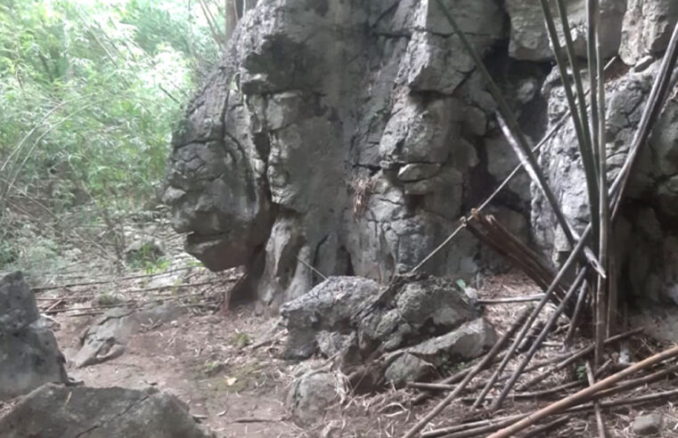 ชาวบ้านชมภูพบเขาหินปูนมีลักษณะเหมือนหน้าพญาวานร