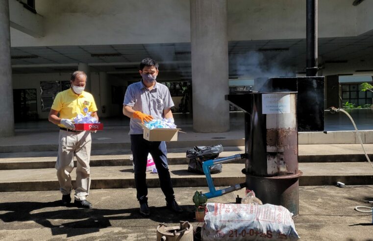 ม.นเรศวร เปิดตัวเตาเผาขยะหน้ากากอนามัยใช้แล้ว