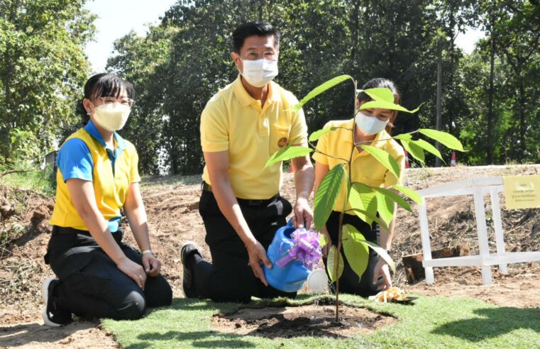 ปลูกต้นไม้ 5,600 ต้นเนื่องในวันพ่อแห่งชาติและวันดินโลก