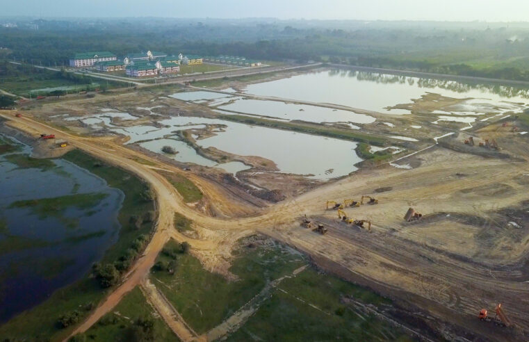 ติดตามโครงการก่อสร้างแก้มลิง ม.วลัยลักษณ์