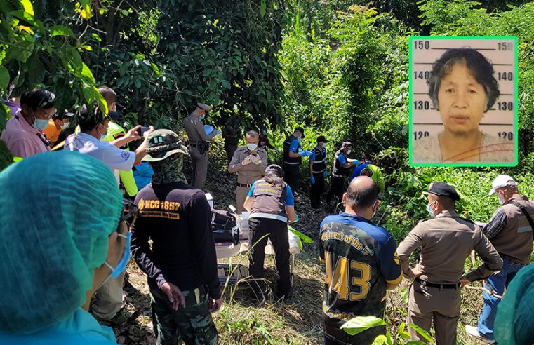 คนร้ายโหดฆ่ายายวัย 73 ปี อำพรางศพท้ายสวนผลไม้