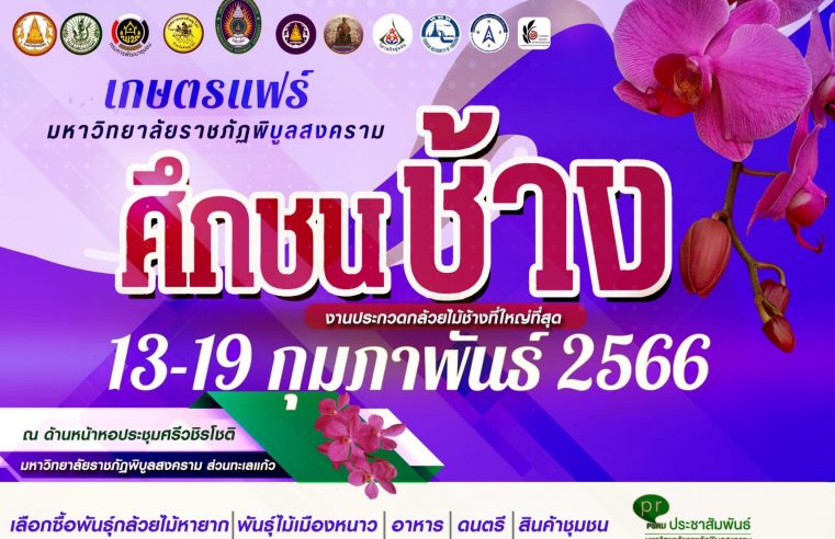 เชิญเที่ยวงานงานเกษตรแฟร์ “ศึกชนช้าง”