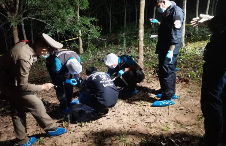 ยิงหนุ่มรับจ้างกรีดยางดับคาสวนยางพารา