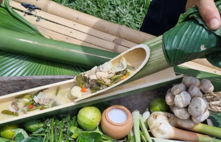 ชิมเมนูหลามไก่ไข่ป่ามเมนูอาหารพื้นถิ่นเอกลักษณ์ของชาวนครชุม