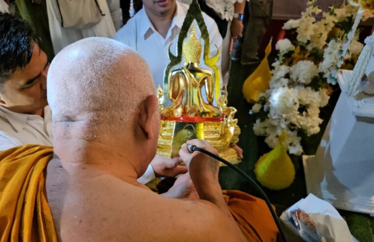 เททองหล่อพระนางพญาพิมพ์เทวดาและมหาพุทธาภิเษกพระบูชารุ่นคู่บารมี